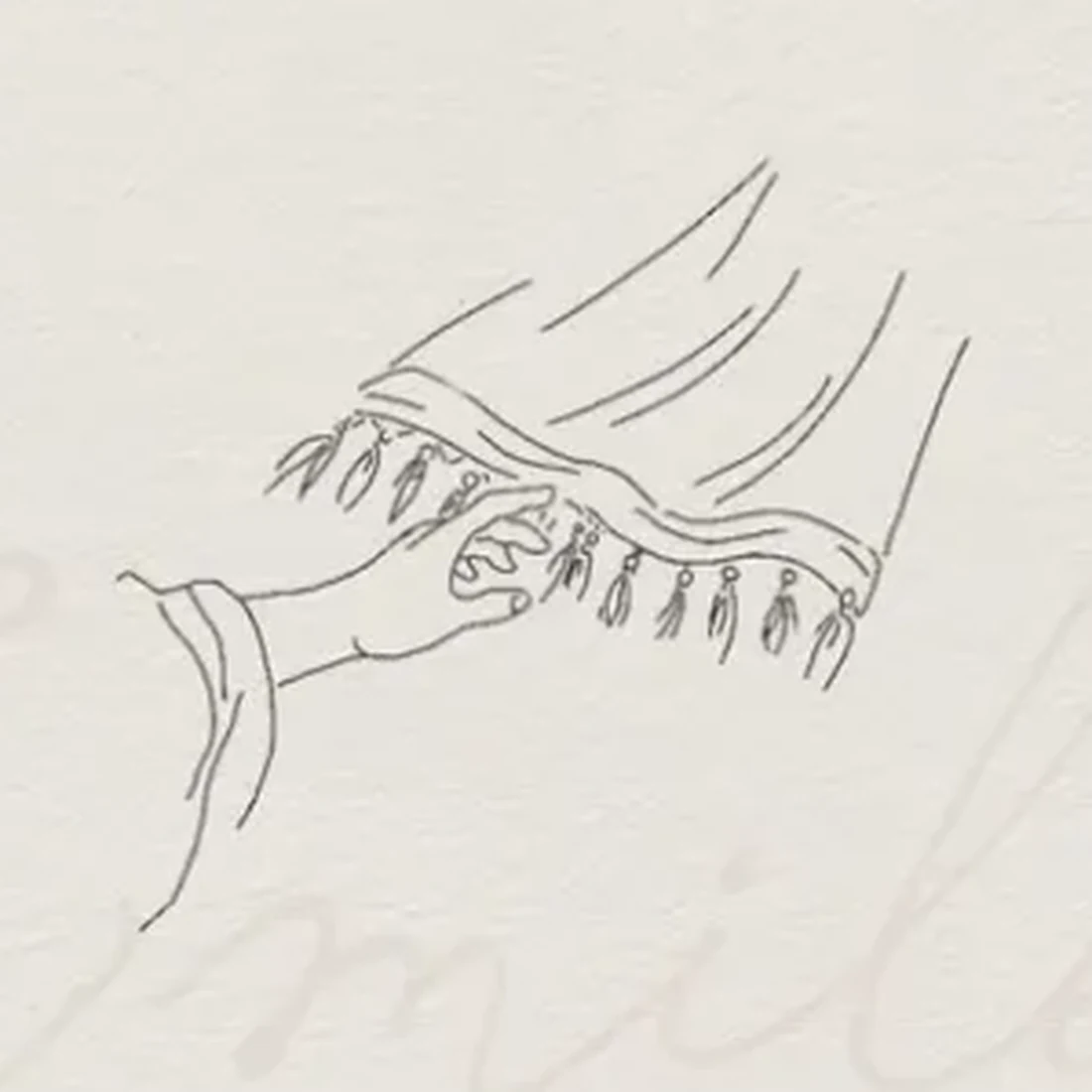 The Hem — fine-line tattoo design