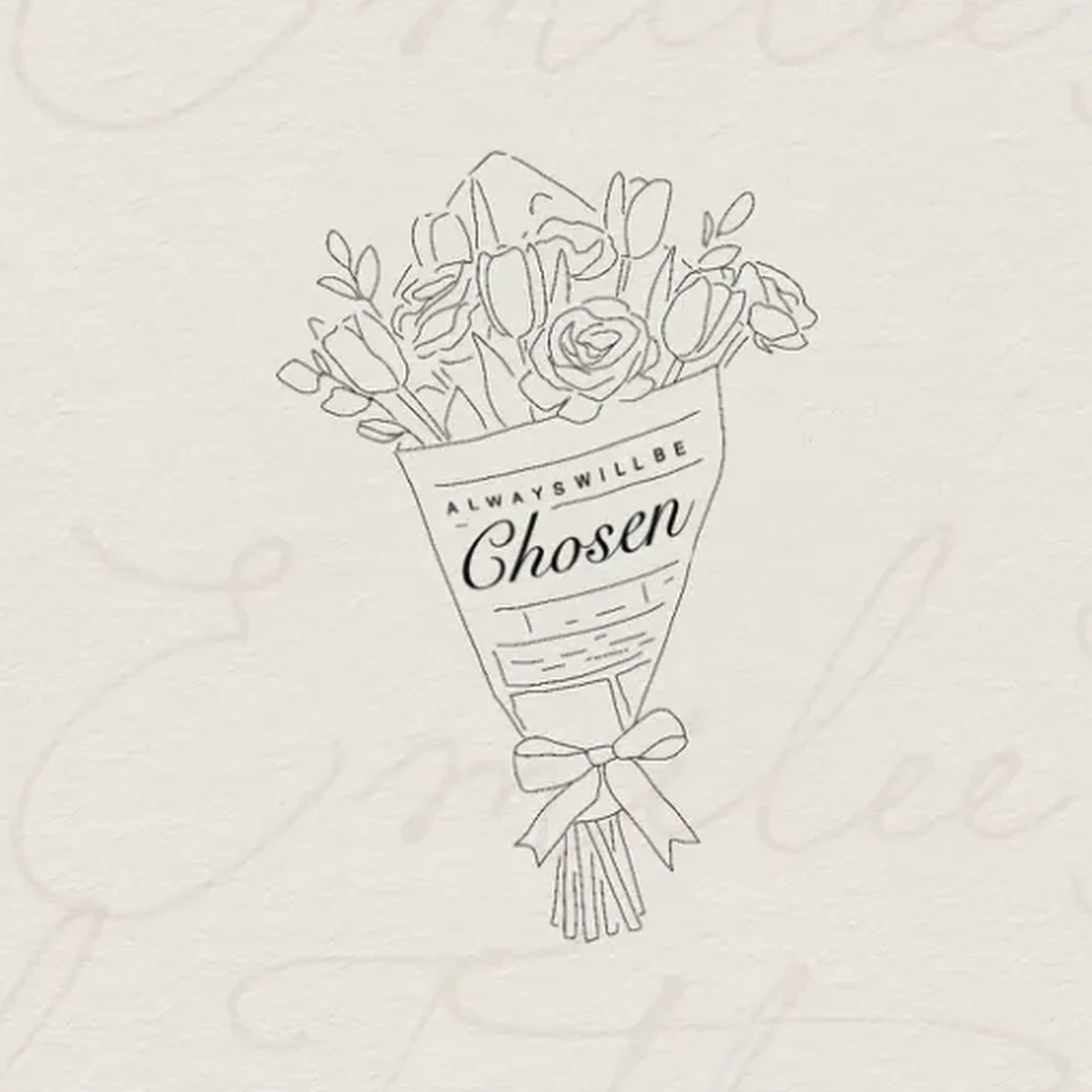 Chosen — fine-line tattoo design